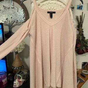 Off the shoulder long sleeve top